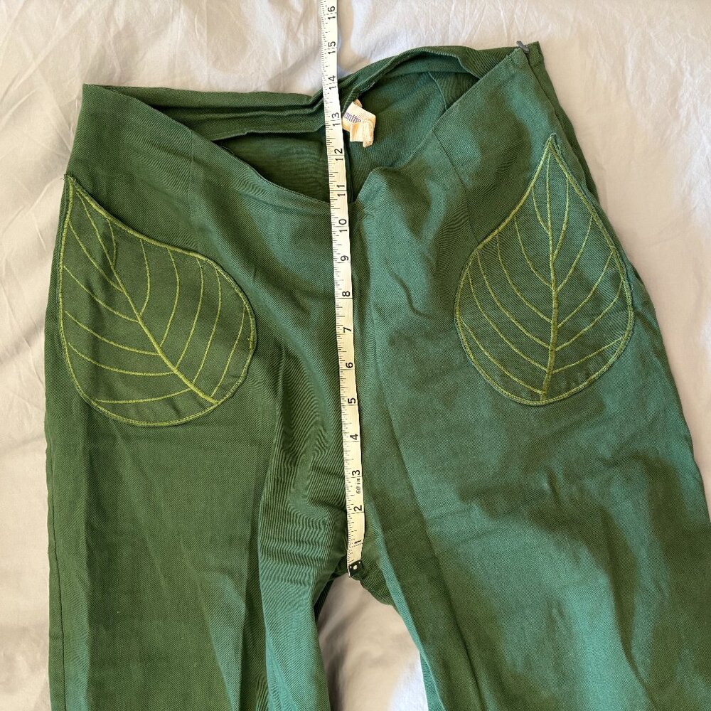 Rare, discontinued Samantha Pleet Green Leaf Pants